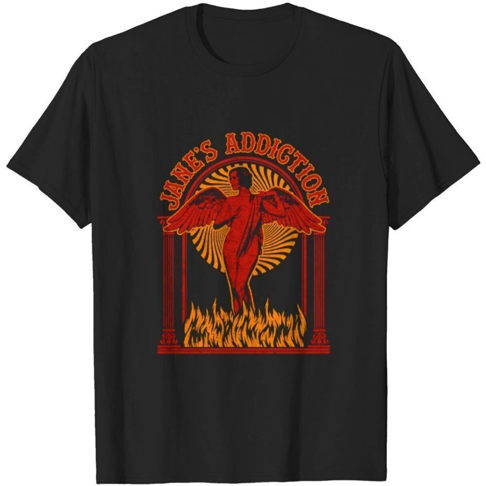 Janes Addiction Alternative Rock Band Classic Logo Fan T-Shirt